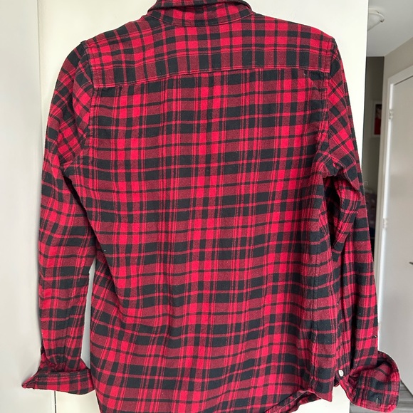 Ralph Lauren POLO Red and Black Plaid Classic Fit Shirt - Picture 8 of 10